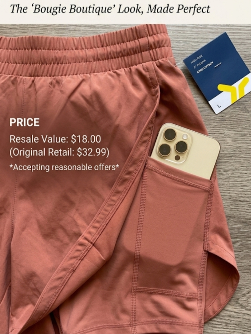 𝗢𝗹𝗱 𝗡𝗮𝘃𝘆 Shorts 𝟮𝗶𝗻𝟭 𝗦𝘁𝗿𝗲𝘁𝗰𝗵𝗧𝗲𝗰𝗵 𝗛𝗶𝗴𝗵-𝗥𝗶𝘀𝗲